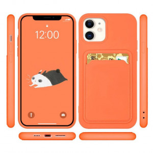 Силиконов гръб Card с портфейл за документи - Xiaomi Redmi 10X 4G / Redmi Note 9 бял - Img 6