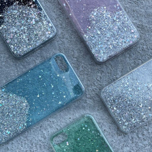 Блестящ гръб WOZINSKY Star - Samsung Galaxy A31 черен - Img 7