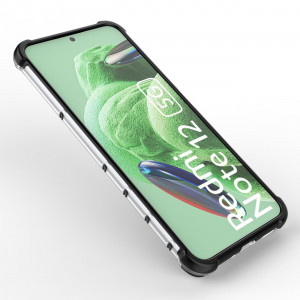 Гръб Honeycomb Armor със силиконов бъмпер - Xiaomi Poco X5 / Redmi Note 12 черен - Img 10