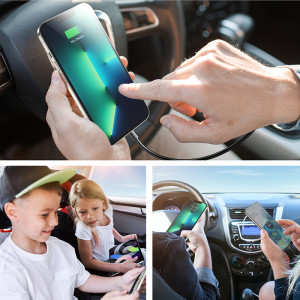 Зарядно за кола JOYROOM 45W 3x USB Type A с удължител за задната седалка 2x USB Type A (JR-CL03 Pro) черно - Img 8