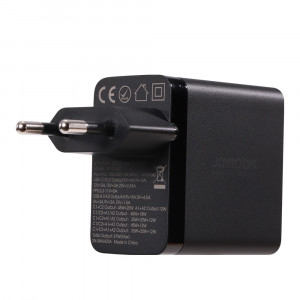 Зарядно за стена JOYROOM GaN 67W 2x USB Type A / 2x USB Type C черен (TCG02) + кабел USB Type C към USB Type C 100W 1.2m черно - Img 10