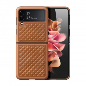 Калъф от естествена кожа DUX DUCIS Venice - Samsung Galaxy Z Flip3 5G кафяв - Img 2