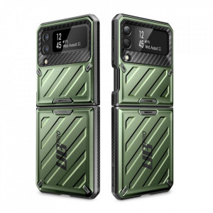 Калъф с клипс SUPCASE Unicorn Beetle Pro - Samsung Galaxy Z Flip4 зелен - Img 4