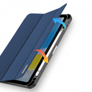 Калъф тип книга със Smart Sleep функция DUX DUCIS Domo - iPad 10.9" 2022 син - Img 8