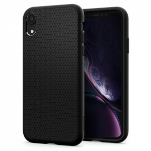 Оригинален гръб SPIGEN Liquid Air - iPhone XR черен мат - Img 2