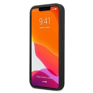 Оригинален твърд гръб от естествена кожа MERCEDES Urban MEHCP13SARMBK - iPhone 13 mini черен - Img 5