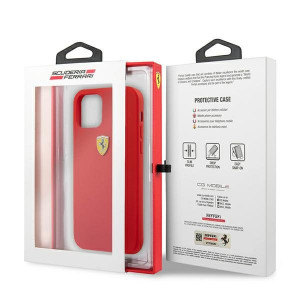 Оригинален твърд гръб FERRARI Silicone FESSIHCP13SRE - iPhone 13 mini червен - Img 8