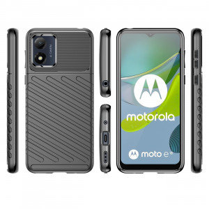 Подсилен гръб Thunder - Moto E13 Silicone Armored Cover черен - Img 2