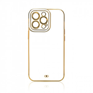 Прозрачен гръб с гел рамка Fashion - Samsung Galaxy A04s / A13 5G бял - Img 3