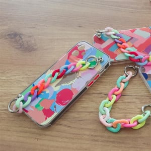 Силиконов гръб с верига Color Chain - Samsung Galaxy S21+ 5G дизайн 2 - Img 7