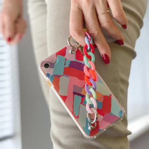 Силиконов гръб с верига Color Chain - Samsung Galaxy S21+ 5G дизайн 4 - Img 3
