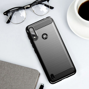 Силиконов гръб Carbon - Moto e7 Power / e7i Power черен - Img 5