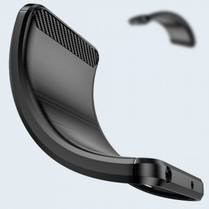 Силиконов гръб Carbon - Moto g play 2022 черен - Img 3