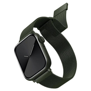 Стоманена каишка UNIQ Dante - Apple Watch 41mm Series 7 / 40mm SE / 40mm Series 6 / 40mm Series 5 / 40mm Series 4 зелен - Img 1