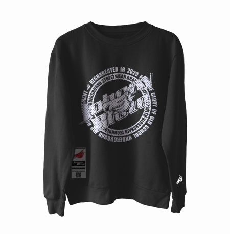 Johnny Blaze Premium Sweatshirt  - Urban JB Resurrected in 2020 [ Black White ]