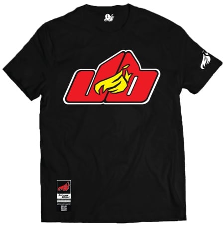 Johnny Blaze T-shirt -  The Amazing Classic JB Old School  [ Red Yellow White / Glow in the Dark ]  Edition 4