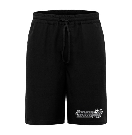 Johnny Blaze Shorts / Bermuda - JB Small Leaf   [ Black Grey / Glow in the Dark ]  Edition 3
