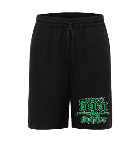 Johnny Blaze Shorts / Bermuda -  Natural Born Digger   [ Green White / Glow in the Dark ]  Edition 4