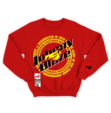 Bluza Heavy Johnny Blaze - Urban JB Resurrected in 2020 [ Red Black ]