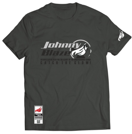 Tricou Johnny Blaze - Catch the Glow [ Silver Grey / Glow in the Dark ] Editia 2