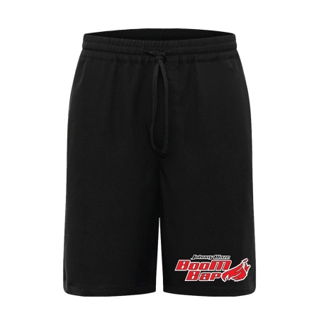 Johnny Blaze Shorts / Bermuda -  Boom Bap Edition !  [ Black Red / Glow in the Dark ]  Edition 4