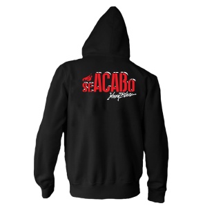 zipped hoodie, vintage zipped hoodie, fleece zipped hoodie, streetwear zipped hoodie,  acab zipped hoodie