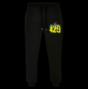 Johnny Blaze Sweatpants -  Big Finest JB  [ Black White Grey / Glow in the Dark ]  Edition 3