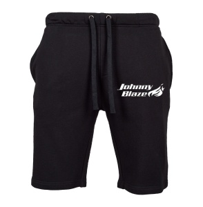 Johnny Blaze Shorts / Bermuda  - JB Classic [ Black White  / Glow in the Dark ]  Edition 2 front