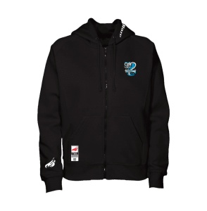 Urban Zipped Hoodie New York Johnny Blaze - Don't mess with me  [ Black Red / Glow in the Dark  ]  Editia 3