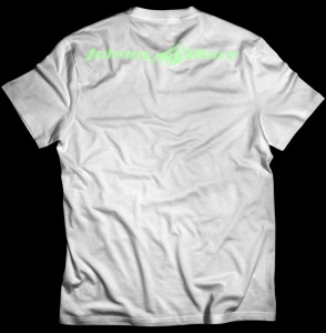 Phosphorescent Johnny Blaze T-shirt - JB Ghost  White X2   - back