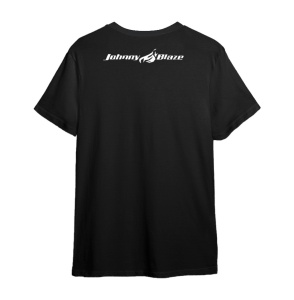 Premium Urban Johnny Blaze T-shirt Don't mess with me Black Red Glow in the Dark back of tshirt