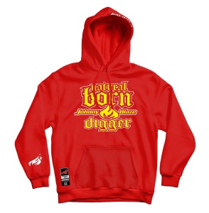 natural born digger hoodie, streetwear hoodie, urban hoodie, johnny blaze red hoodie, glow in the dark
