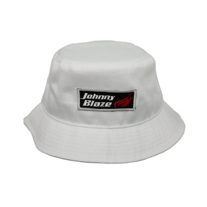 Johnny Blaze 'Classic Bucket Hat' with embroidered patch - [ WHITE ] - Img 2