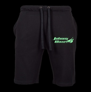 Johnny Blaze Shorts / Bermuda  - JB Classic [ Black White  / Glow in the Dark ]  Edition 2 