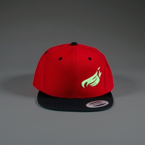 Johnny Blaze Cap Hat Sepci Streetwear Rap Hip Hop Urban Street glow in the dark  Flame embroidered night glow  phosphorescent