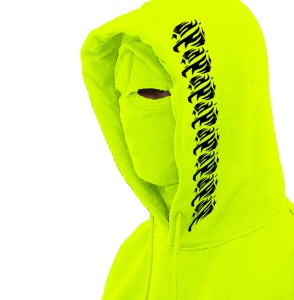 Johnny Blaze Hoodie - Catch the Glow  Black Neon   Edition 2 rear