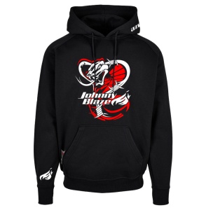 Urban PREMIUM Hoodie Johnny Blaze - Don't mess with me [ Black Red  Glow in the Dark ] Edition 3