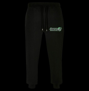 Johnny Blaze Sweatpants - JB Small Leaf   [ Black Grey / Glow in the Dark ]  Edition 3