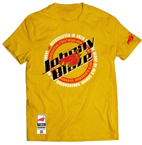 Tricou Johnny Blaze - Urban JB Resurrected in 2020  Yellow Black - front