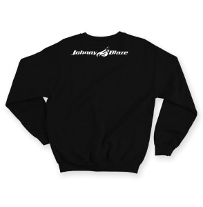 Johnny Blaze Heavy Sweatshirt - Old School is Back Red Black   Glow in the Dark Edition 2 - back