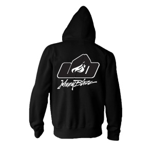 Urban Zipped Hoodie -  JB OLD SCHOOL IS HERE!  [ Black Silver ]  Edition 3