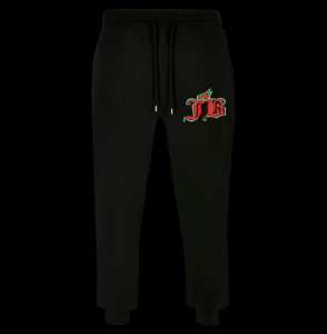 Johnny Blaze Sweatpants - Johnny Blaze Old School is Back  Black Red   Glow in the Dark   Edition 2 night glow