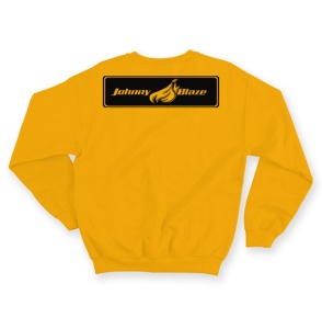 Bluza Heavy Johnny Blaze - For the Glory of Old School Sound - JB Flame Skull [ Yellow Red ] back