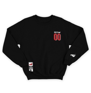 Johnny Blaze Heavy Sweatshirt - JB Zero Zero White Black    Edition 2 - front