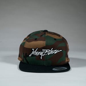 Johnny Blaze Camo Camouflage Cap Hat Sapca Streetwear Rap  Urban Street Glow Night