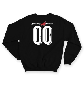 Johnny Blaze Heavy Sweatshirt - JB Zero Zero White Black    Edition 2 - back