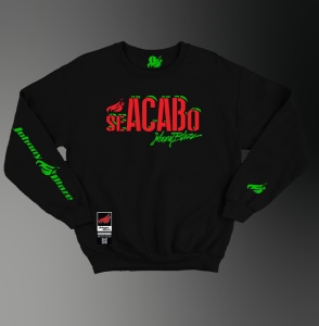  acab sweatshirt , jb streetwear sweatshirt, graphic streetwear sweatshirt,  glow in the dark sweatshirt