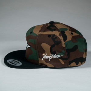 Johnny Blaze Camo Camouflage Cap Hat  Streetwear Rap  Urban Street Glow in the Night UrbanStreet New Era