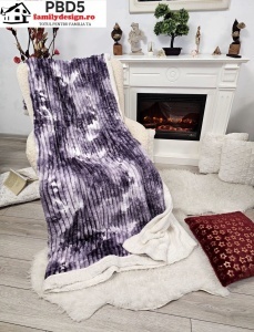 Pătura pufoasa cocolino cu blanită, 200x230cm, PBD5, Transport gratuit