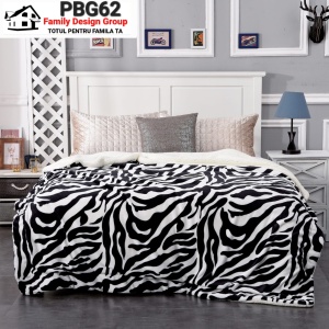 Patura dubla cocolino cu blanita ecologica, Family Design, PBG62, 200X230 cm